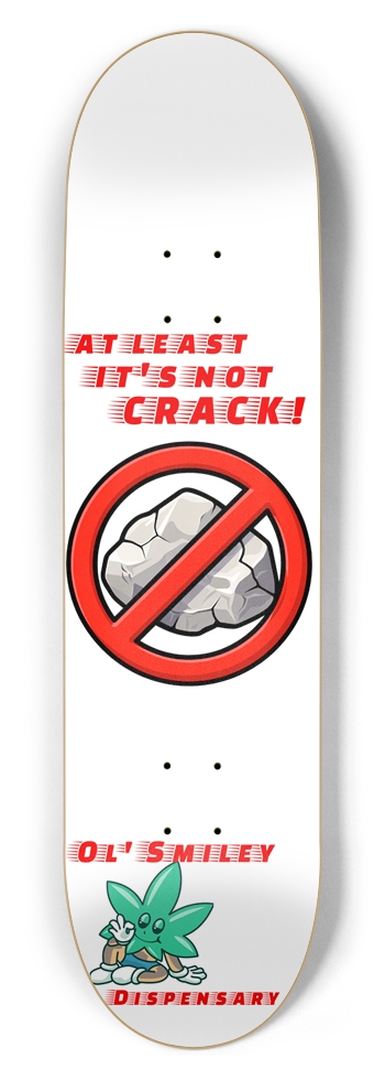 ol Smiley No CRACK 8-1/2 Skateboard Deck