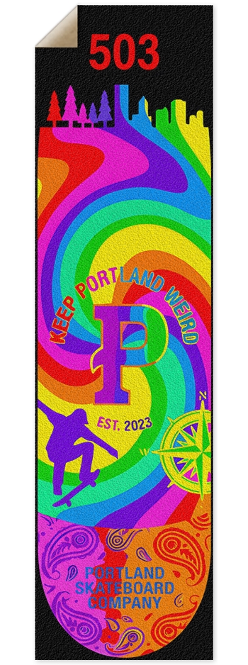 Keep Portland Weird 9 x 33 Inch Griptape