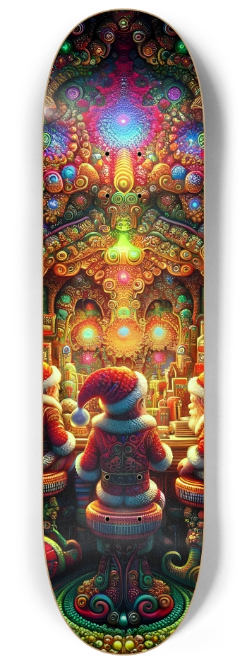 Psychedelic Fractal xmas Theme 8k 0029 #2