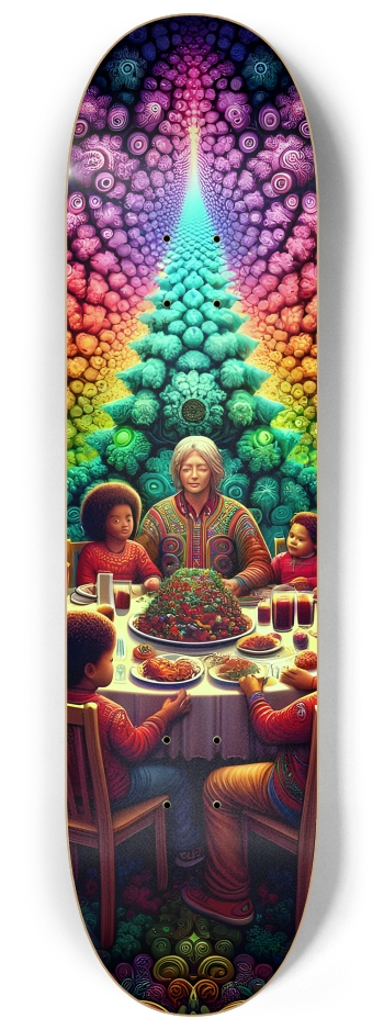 Psychedelic Fractal xmas Theme 8k 0032 #2