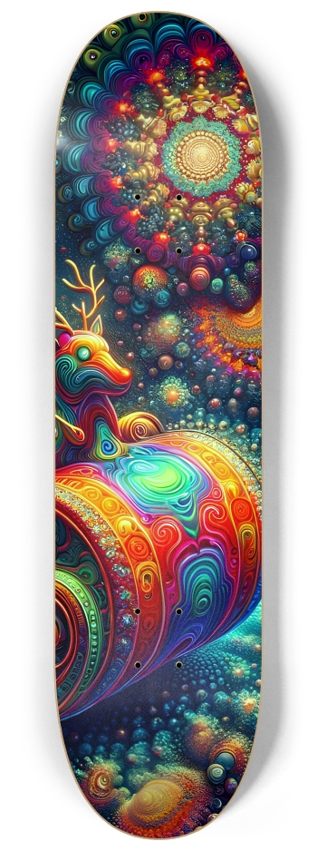 Psychedelic Fractal xmas Theme 8k 0035 #3