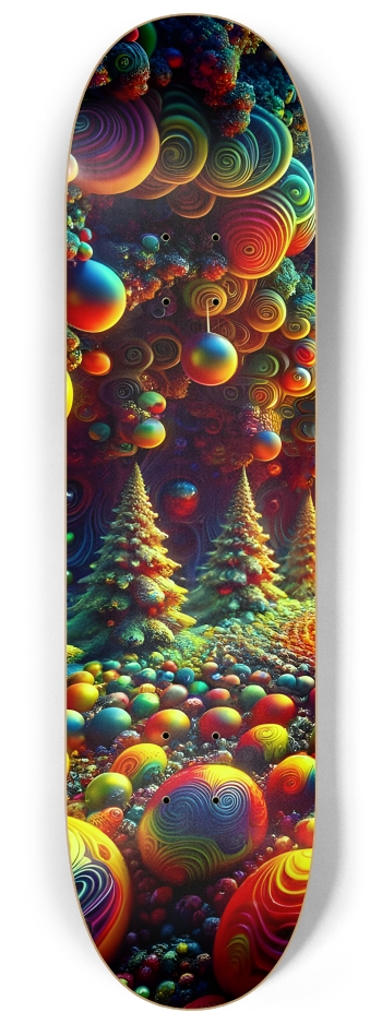 Psychedelic Fractal xmas Theme 8k 0031 #1