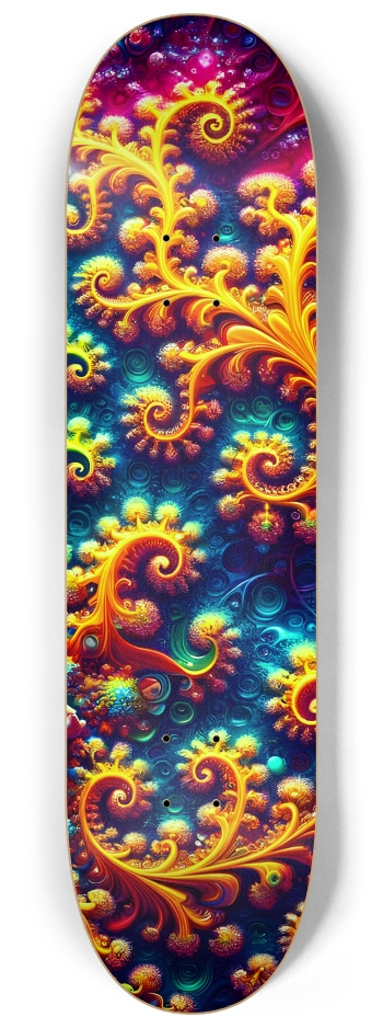 Psychedelic Fractal xmas Theme 8k 0027 #3