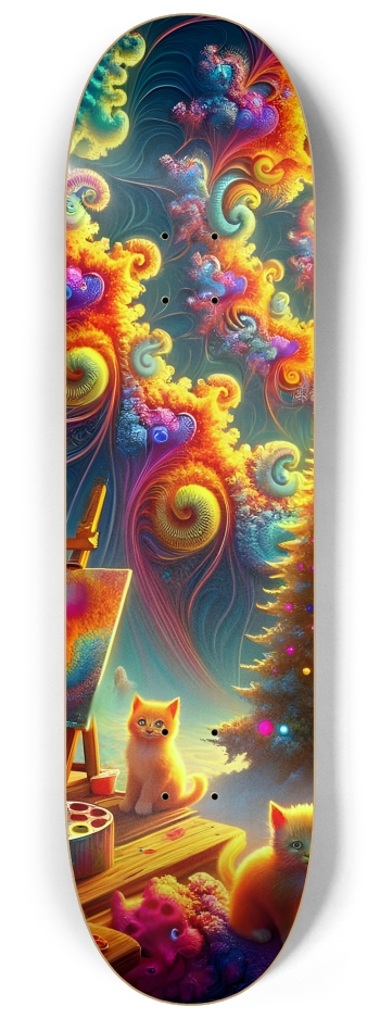 Psychedelic Fractal xmas Theme 8k 0028 #2