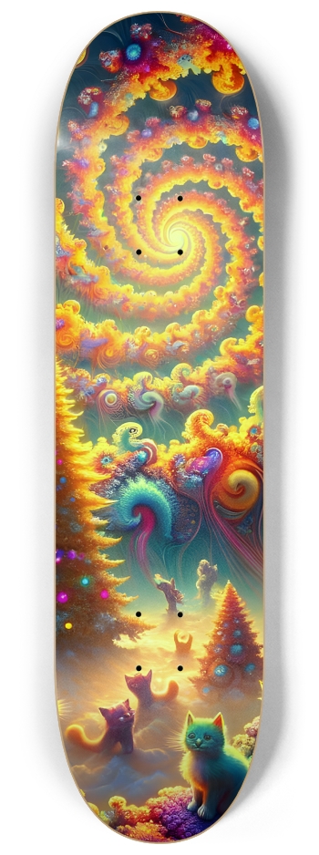 Psychedelic Fractal xmas Theme 8k 0028 #3