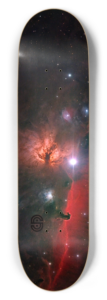 Flame and Horsehead Nebula 8.5"