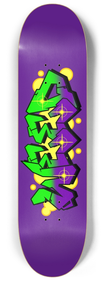 The Weed Graffiti Deck 8-1/4 Skateboard Deck