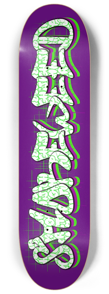 Smoke Weed Graffiti Deck 8-1/4 Skateboard Deck