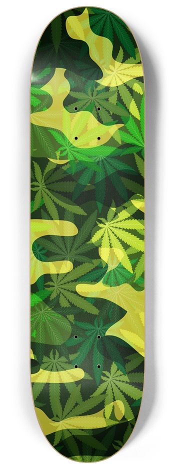 Cannabis Leaf Camo Deck