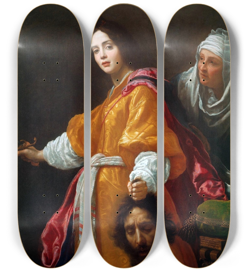 Judith With The Head Of Holofernes Skateboard 