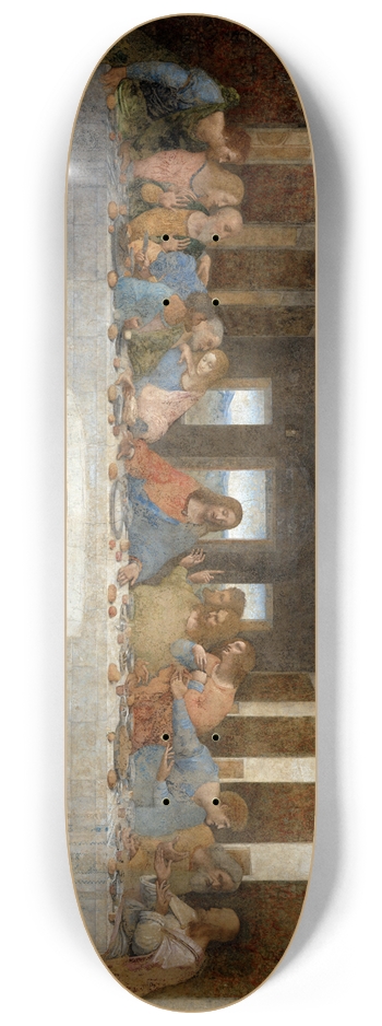 The Last Supper Skateboard Leonardo DaVinci Custom Skateboard 8-1/4 Skateboard Deck