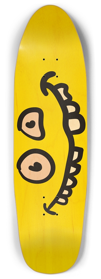 sum1sk8boards old school shape pool lemon head skateboard Punk Nose Shape