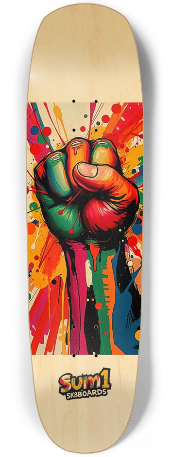 sum1sk8boards square nose rise skateboard  Square Nose