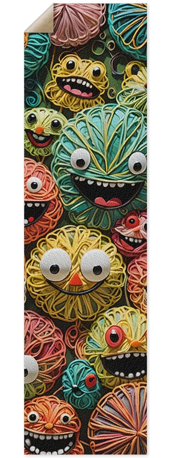 GripTape Happy Joyful Yarn Critters 001
