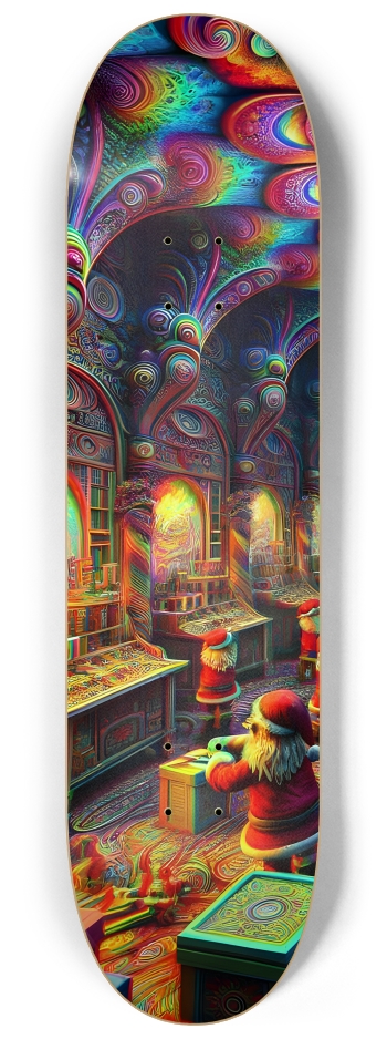 Psychedelic Fractal xmas Theme 8k 0036 #1