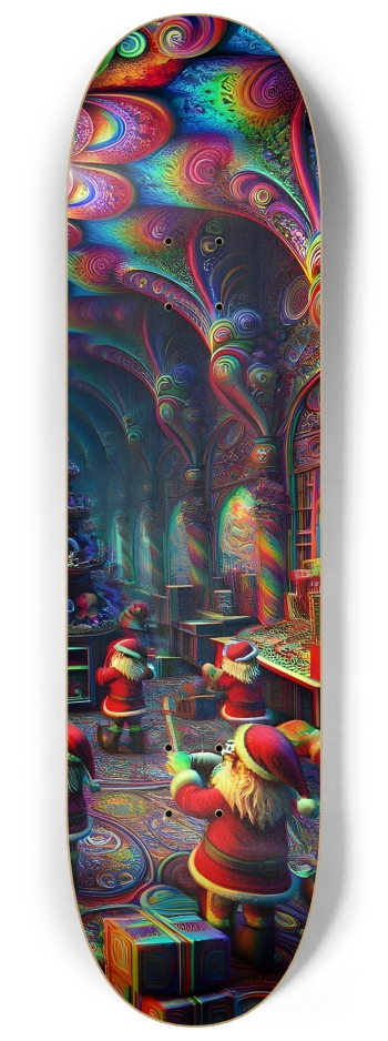 Psychedelic Fractal xmas Theme 8k 0036 #3