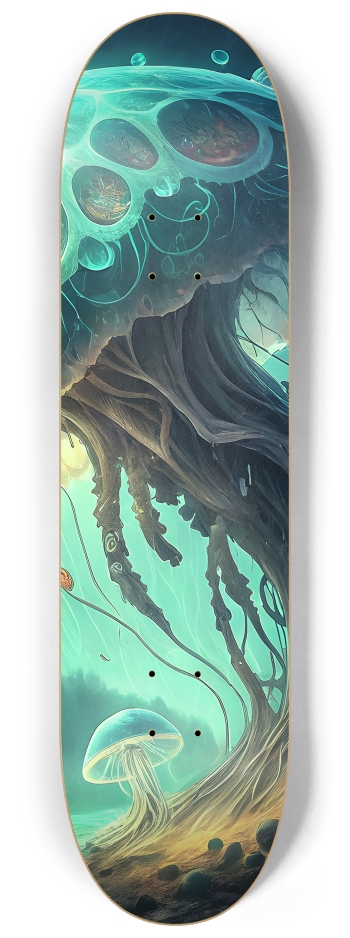 Jellyfish Trees 0001 #2 8-1/4 Skateboard Deck