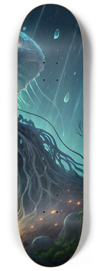 Jellyfish Trees 0001 #3 8-1/4 Skateboard Deck