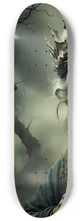 Mystical Elderly Queen 0001 #1 8-1/4 Skateboard Deck