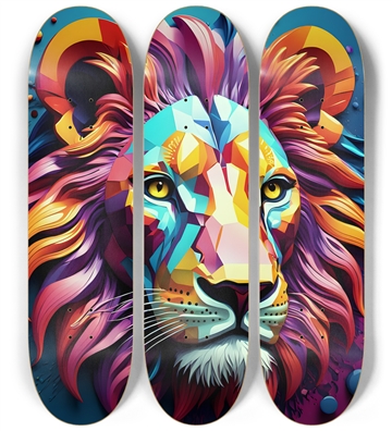 Neo Pop Art Lion 0001