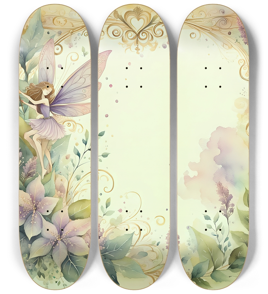 Mystical Faerie Art 0006 3 Deck Wall Series
