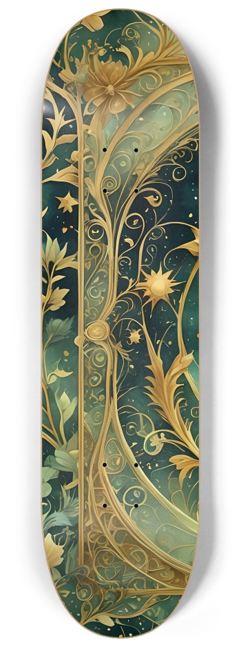Mystical Faerie Art 0001 #1 8-1/4 Skateboard Deck