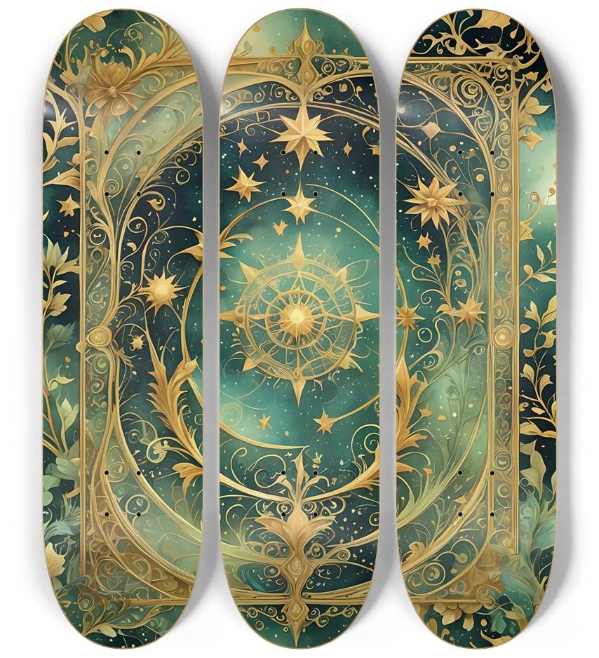 Mystical Faerie Art 0001 3 Deck Wall Series
