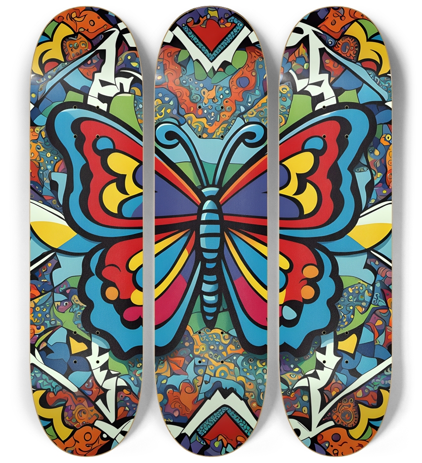 Neo Pop Art Butterfly 0003