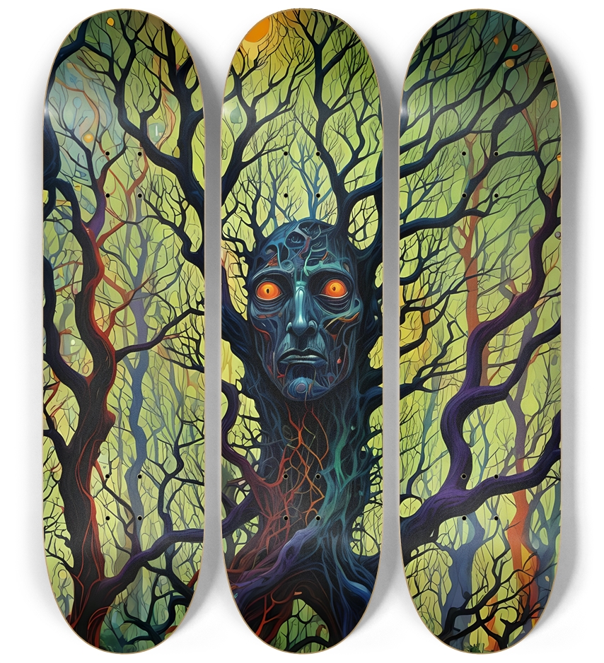 Gaze Upon Me 3 Deck Wall Series