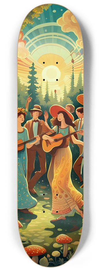 Hippie Rite of Passage 0002 #2 8-1/4 Skateboard Deck