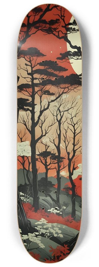 Japanese Art 0001 #1 8-1/4 Skateboard Deck