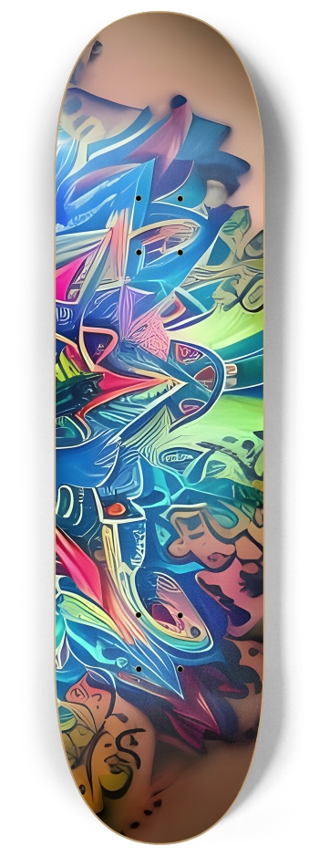 Fractal Tattoos 0004 #3 8-1/4 Skateboard Deck