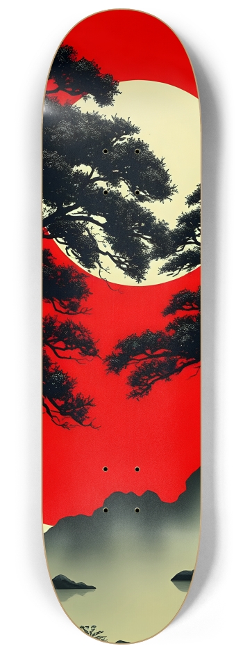 Japanese Art 0003 #2 8-1/4 Skateboard Deck