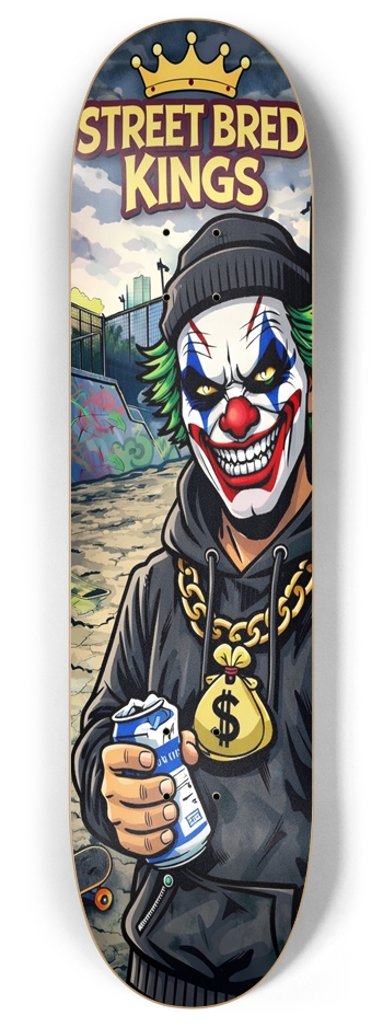Problematic Clown 8 Inch Skateboard Deck