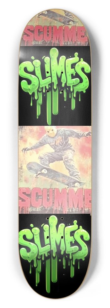 Scumme Slimes collab 8.5 8-1/2 Skateboard Deck