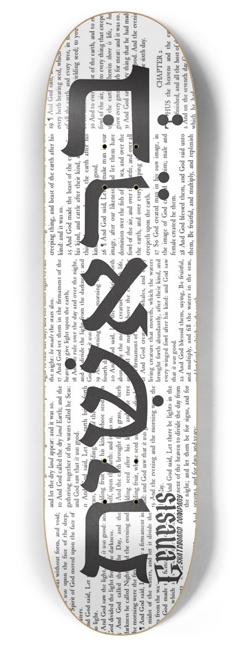 Bereshet Deck 8 Inch Skateboard Deck