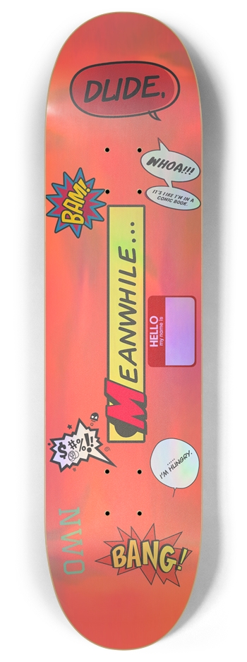 NWO: Comic 8 Inch Skateboard Deck