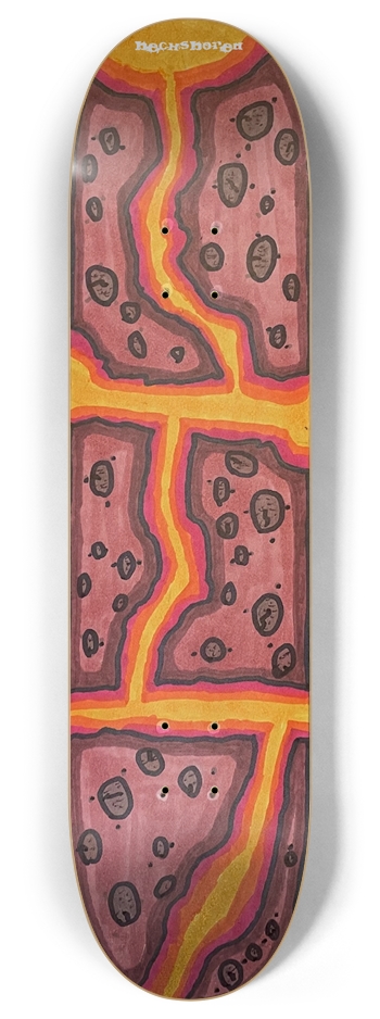 Volcanobored 8.0 8 Inch Skateboard Deck