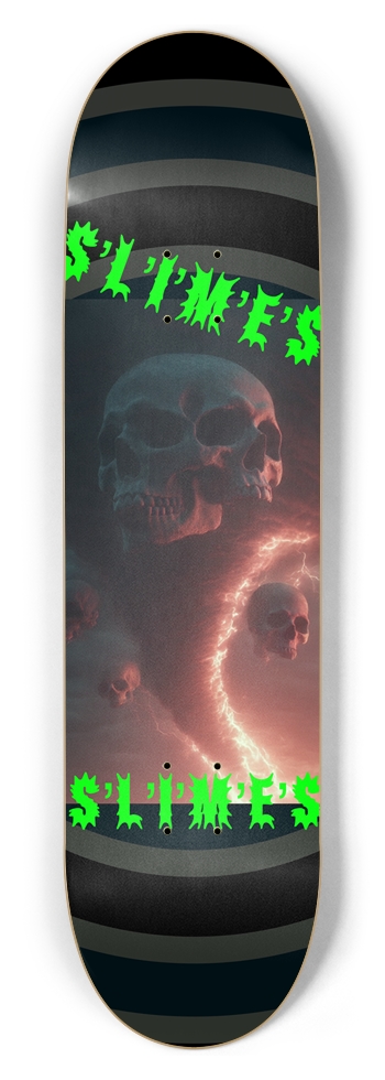 Skullnado glow 8.5 8-1/2 Skateboard Deck