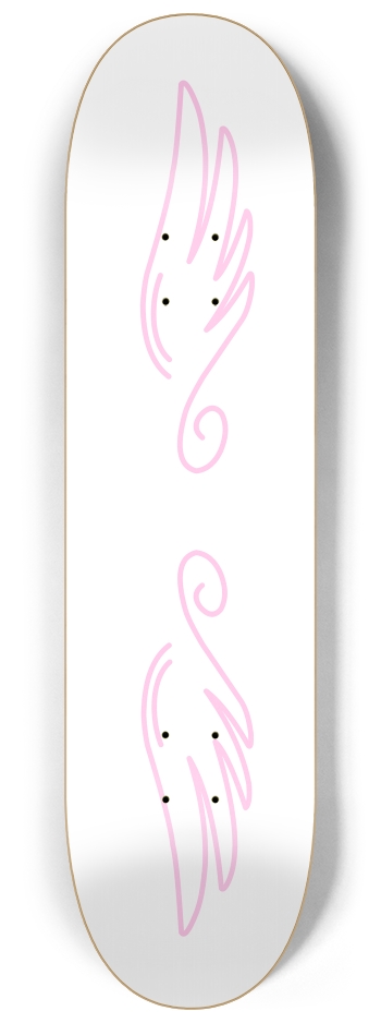 Pink Polka Dot Set #3 8-1/4 Skateboard Deck