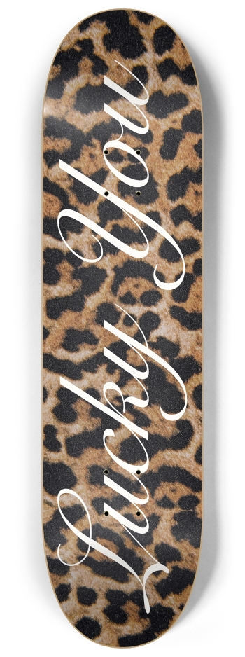 Y2K Leopard Print Skateboard Wall Art Set #2 8-1/4 Skateboard Deck