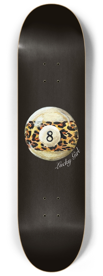 Y2K Leopard Print Skateboard Wall Art Set #3 8-1/4 Skateboard Deck