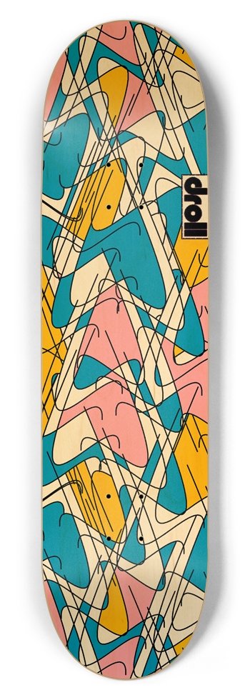 squiggles I 8-1/2 Skateboard Deck