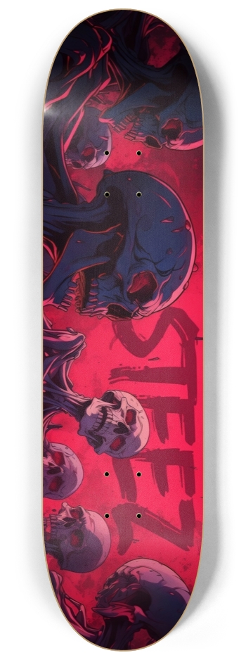 Neon Necropolis 8-1/4 Skateboard Deck