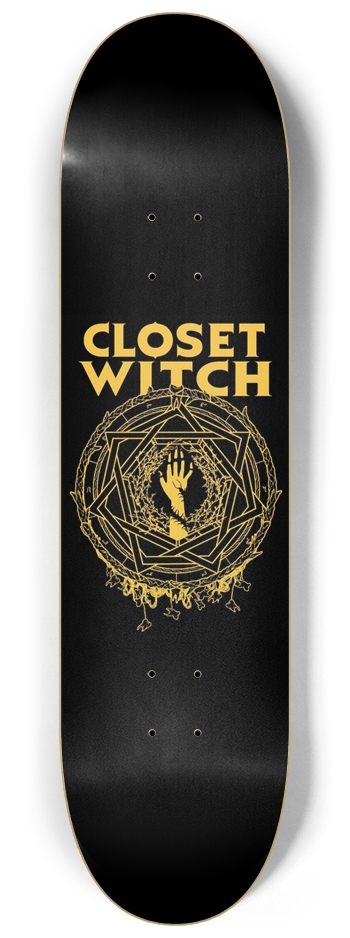 CW Orange GITD 8-1/4 Skateboard Deck