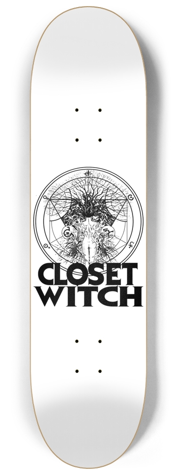 CW Tree Girl Circle 8-1/4 Skateboard Deck