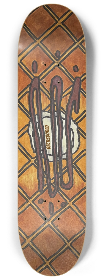 Wafflebored 8.25 8-1/4 Skateboard Deck