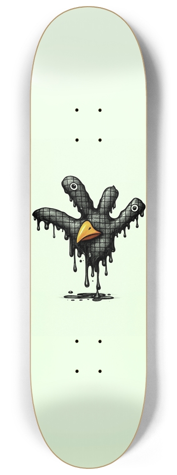 Chicken Alien Glow 8-1/4 Skateboard Deck