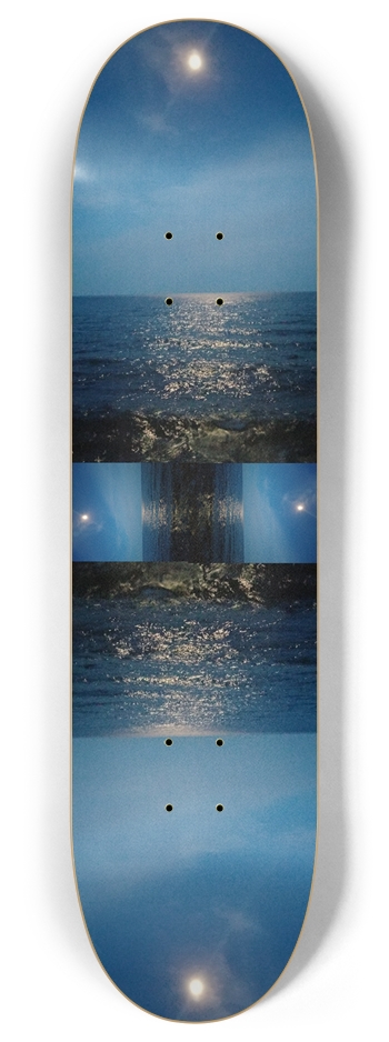 Moon Collage 8" 8 Inch Skateboard Deck