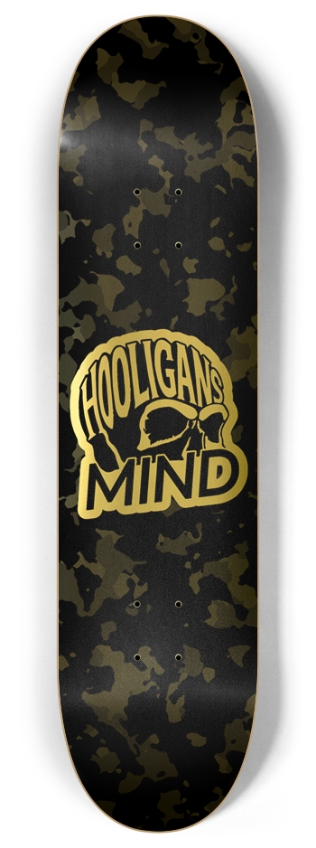 Black Ops Gold hooligan 8.0" skateboard deck 8 Inch Skateboard Deck
